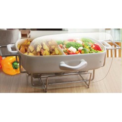 Rectangular Buffet Server - 2 sections